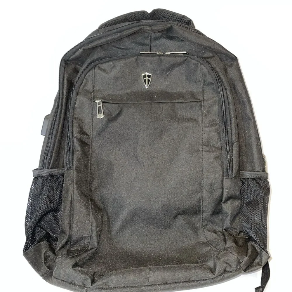 Victoria Tourist Anti-Theft Laptop Backpack - USB Port & Combination Lock EUC
